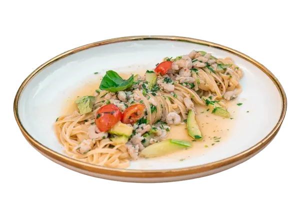 Linuine Karkalec Kungull/Lime