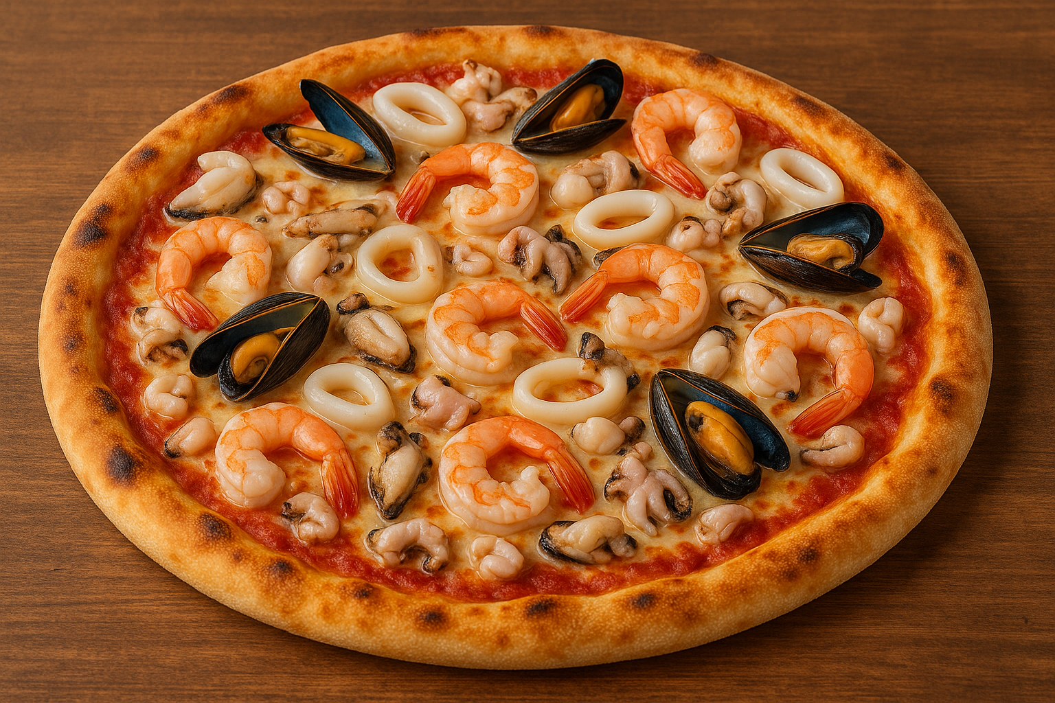 Pizza me fruta deti